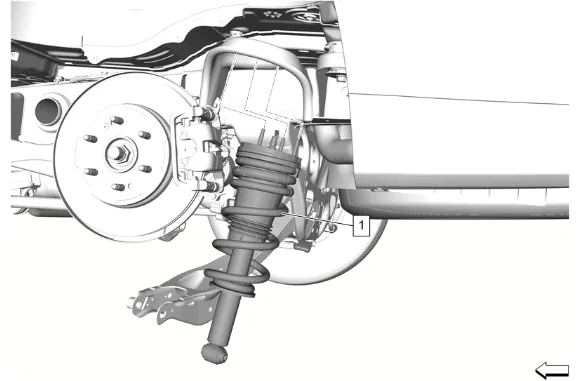 Shock Absorber, Shock Absorber Component, or Spring Replacement (ZW7, Z56) — figure 10