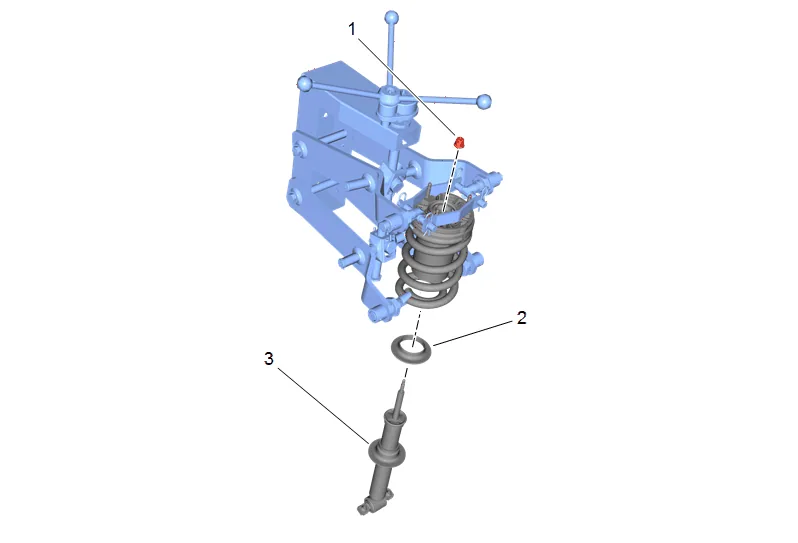 Shock Absorber, Shock Absorber Component, or Spring Replacement (ZW7, Z56) — figure 12
