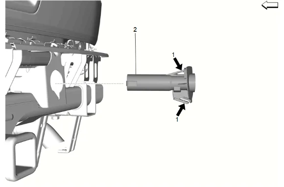Spare Wheel Hoist Replacement — figure 2