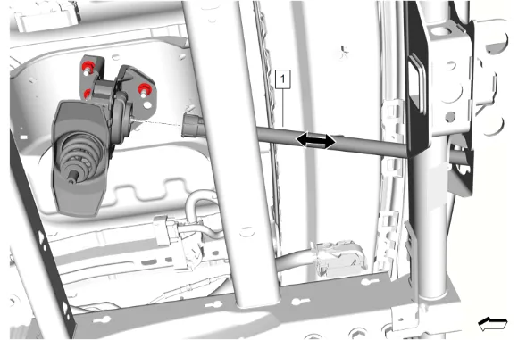 Spare Wheel Hoist Replacement — figure 3