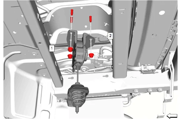 Spare Wheel Hoist Replacement — figure 4