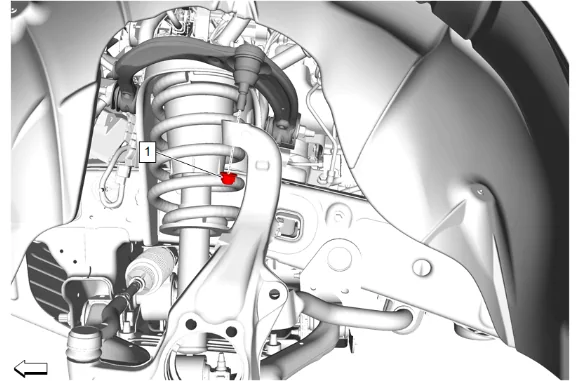 Steering Knuckle Replacement (2WD with Z56) — figure 17