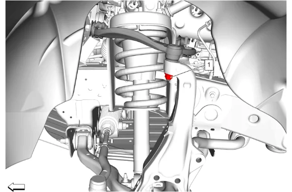 Steering Knuckle Replacement (2WD without Z56) — figure 16