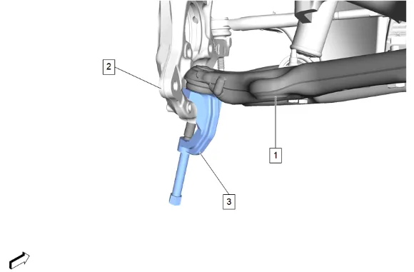 Steering Knuckle Replacement (2WD without Z56) — figure 20