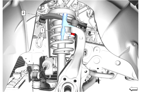 Steering Knuckle Replacement (4WD without Z56) — figure 17