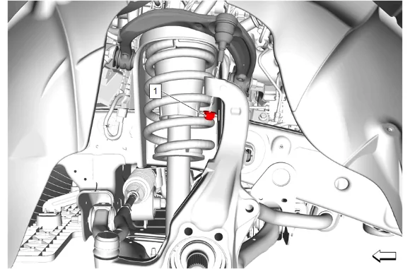 Steering Knuckle Replacement (4WD without Z56) — figure 18