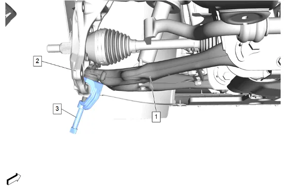 Steering Knuckle Replacement (4WD without Z56) — figure 20