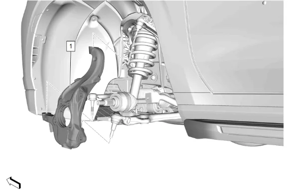 Steering Knuckle Replacement (4WD without Z56) — figure 21