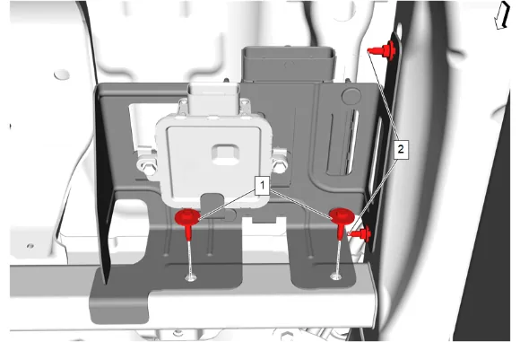 Suspension Control Module Replacement — figure 2