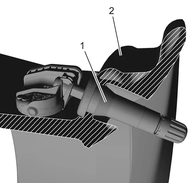 Tire Pressure Indicator Sensor Replacement (Snap In Style) — figure 5
