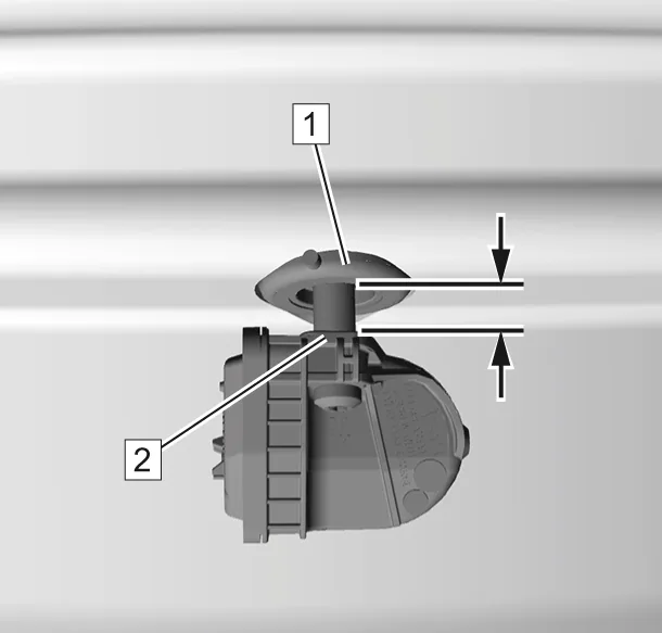 Tire Pressure Indicator Sensor Replacement (Snap In Style) — figure 6