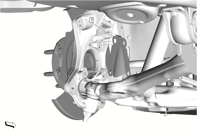 Wheel Stud Replacement (2WD with Z56) — figure 11