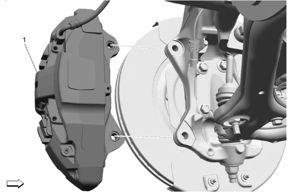Wheel Stud Replacement (2WD without Z56) — figure 5