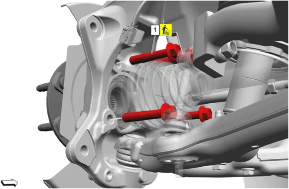 Wheel Stud Replacement (4WD with Z56) — figure 11