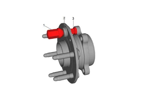 Wheel Stud Replacement (4WD with Z56) — figure 15