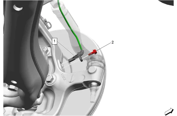 Wheel Stud Replacement (4WD without Z56) — figure 8