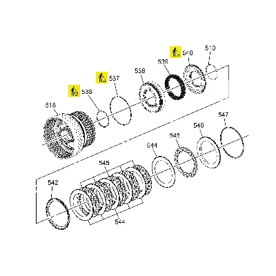 1-2-3-4-6-7-8-10 Reverse Clutch Assembly — figure 1