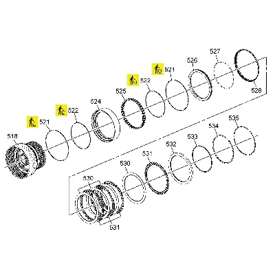 4-5-6-7-8-9-10 Reverse Clutch Assembly (1) — figure 1