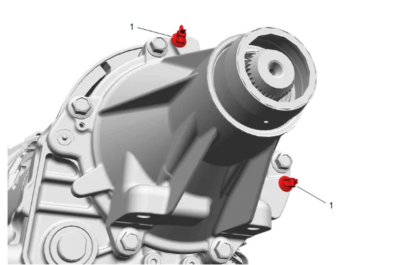 Automatic Transmission Case Extension Replacement (2WD) — figure 7