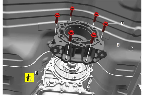 Automatic Transmission Case Extension Replacement (L84, L87 4WD with NP0) — figure 1