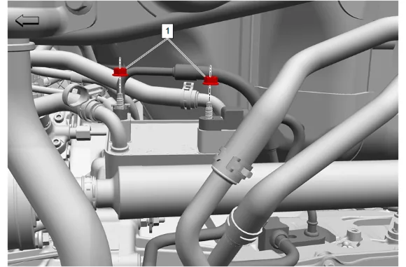 Automatic Transmission Fluid Cooling Exchanger Replacement (LM2) — figure 3