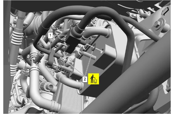 Automatic Transmission Fluid Cooling Exchanger Replacement (LM2) — figure 4
