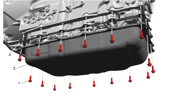 Automatic Transmission Fluid, Fluid Pan and_or Filter Replacement (L84, L87) — figure 11