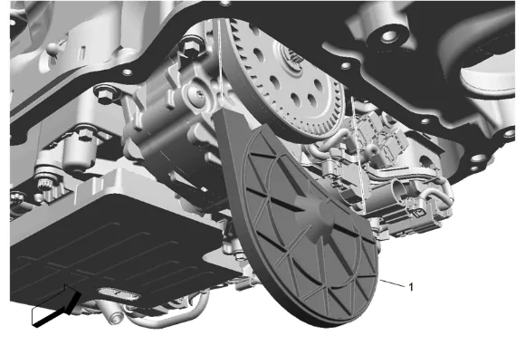 Automatic Transmission Fluid Pump Driven Gear Baffle Replacement — figure 2