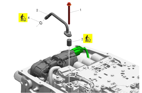 Automatic Transmission Intermediate Speed Sensor Replacement (Sensor 1 LM2) — figure 2