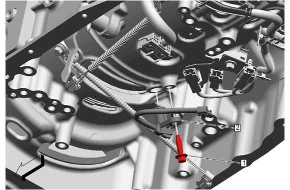Automatic Transmission Turbine Speed Sensor Replacement (LM2) — figure 7