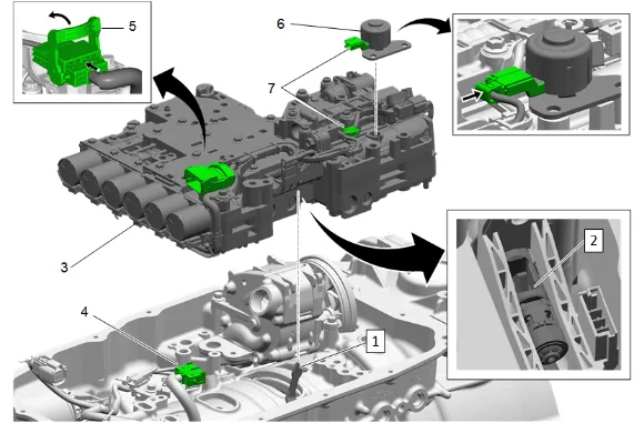 Automatic Transmission Wiring Harness Replacement — figure 10