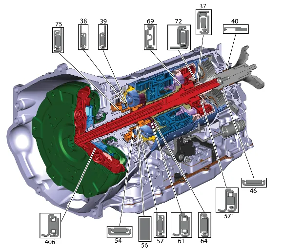 Bushing, Bearing, and Washer Locations — figure 1