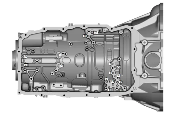 Case Assembly – Control Valve Upper Body Assembly Side — figure 1