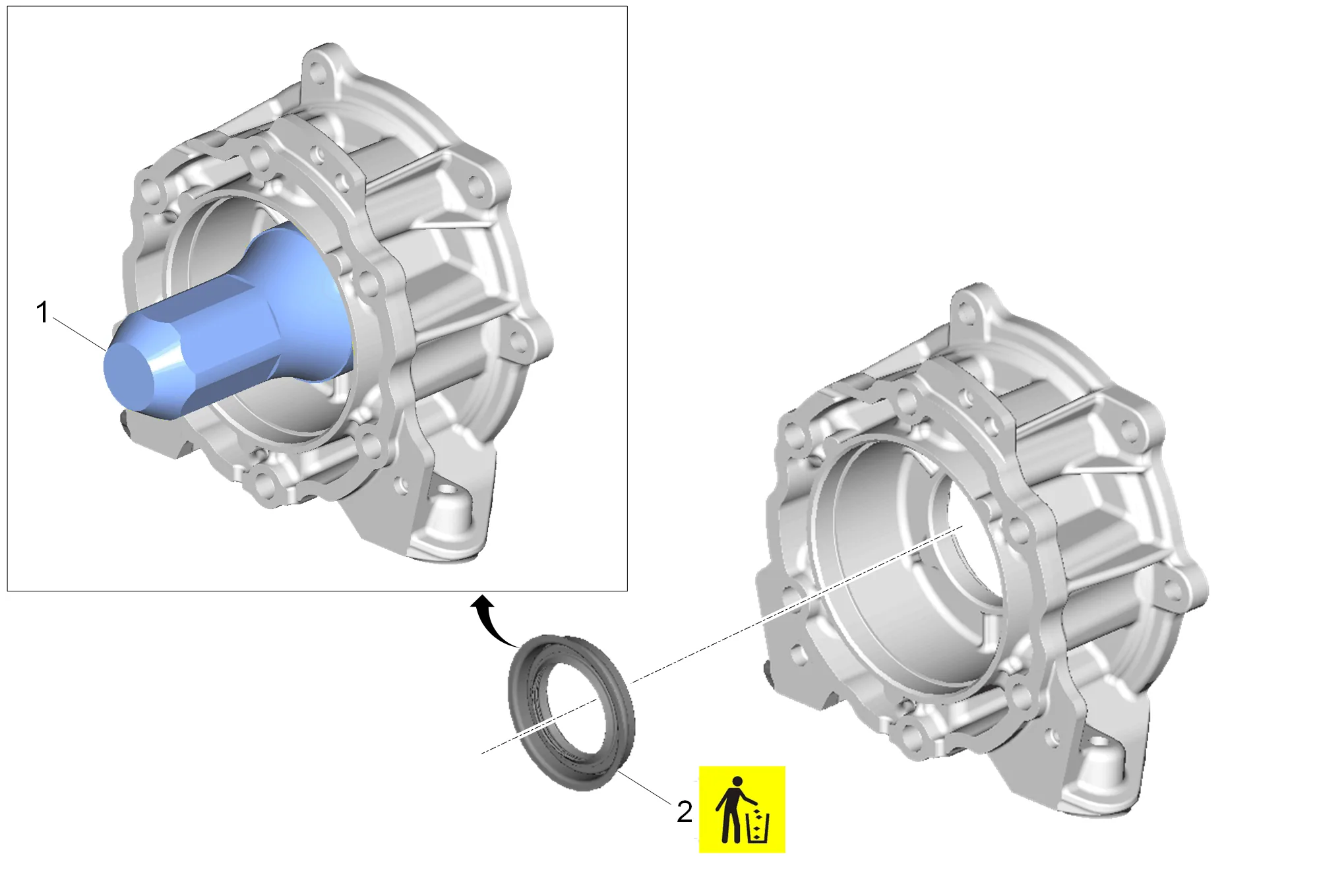 Case Extension Assemble (4WD) — figure 1