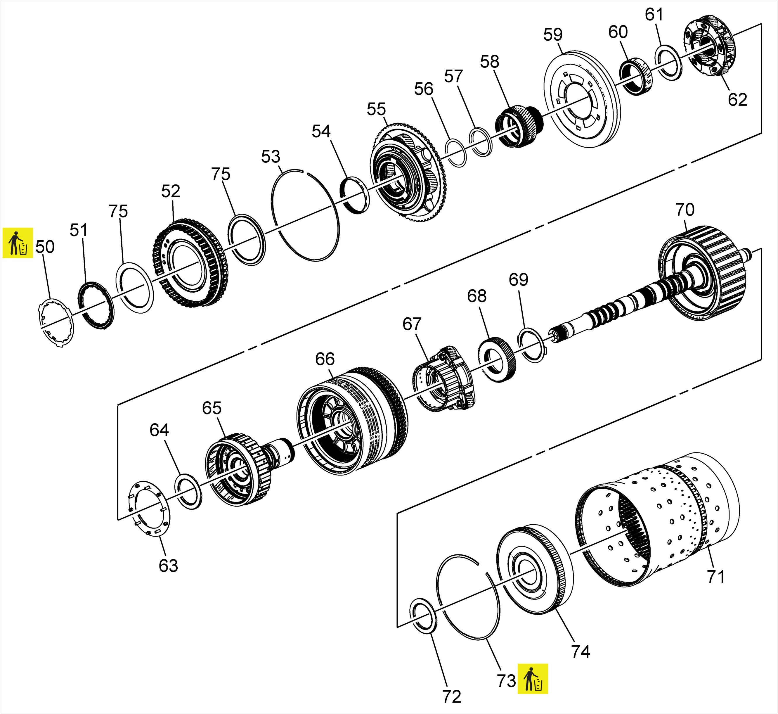Clutch Assemblies and Associated Parts — figure 1