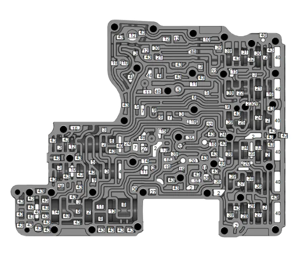 Control Valve Solenoid Body Assembly – Control Valve Upper Body Assembly Side — figure 1