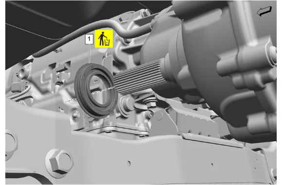 Front Output Shaft Seal Replacement (L84, L87) — figure 8