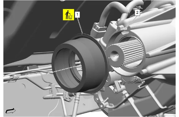 Rear Output Shaft Seal Replacement (1) — figure 4