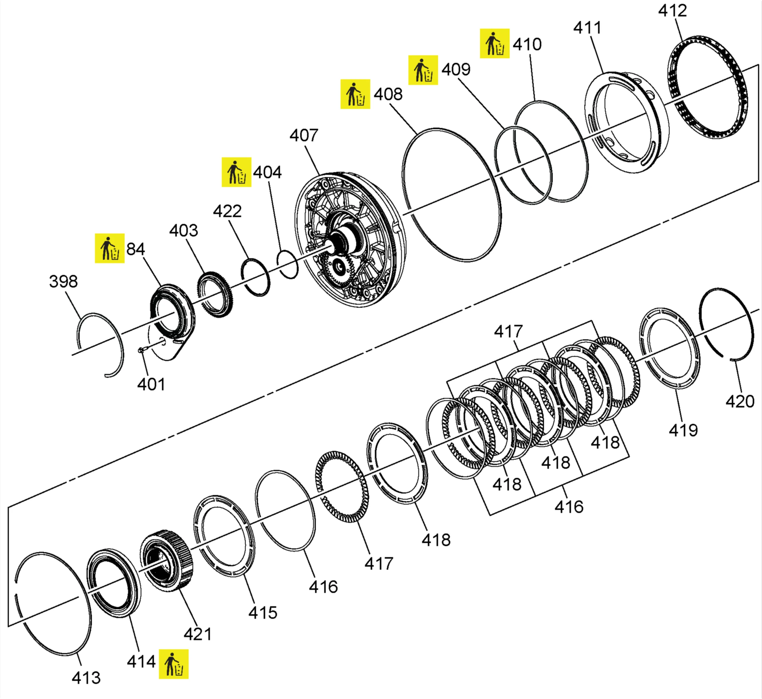 Stator Shaft Support Assembly (1) — figure 1
