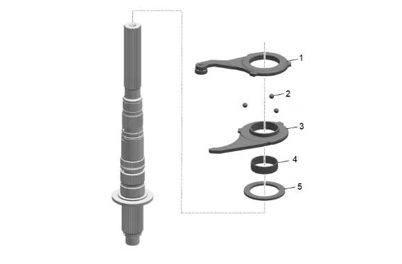 Transfer Case Assemble (1) — figure 3