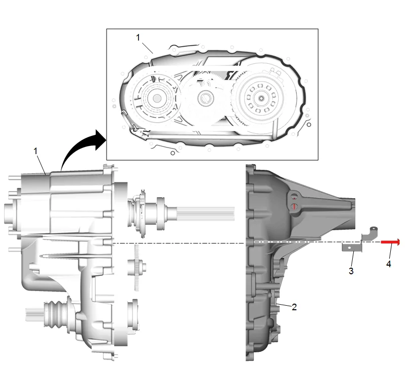 Transfer Case Assemble (1) — figure 12