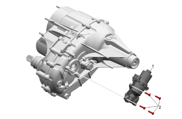 Transfer Case Assemble (1) — figure 16