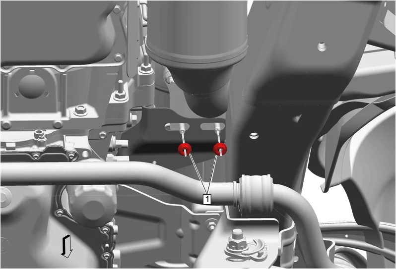 Transfer Case Assembly Replacement (LM2 without F47) — figure 1