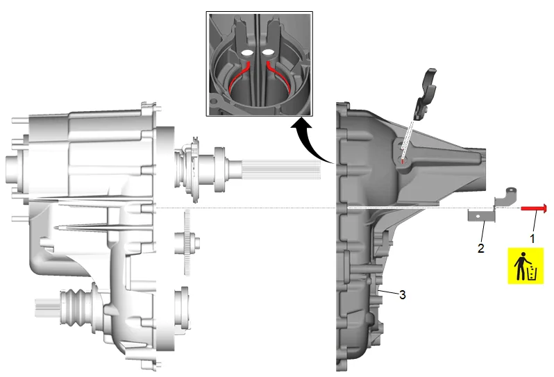 Transfer Case Disassemble — figure 6