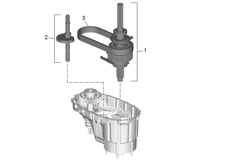 Transfer Case Disassemble (1) — figure 8