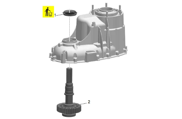 Transfer Case Disassemble (1) — figure 18