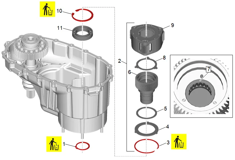 Transfer Case Disassemble — figure 16