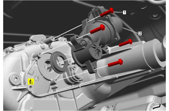 Transfer Case Two_Four Wheel Drive Actuator Replacement — figure 2