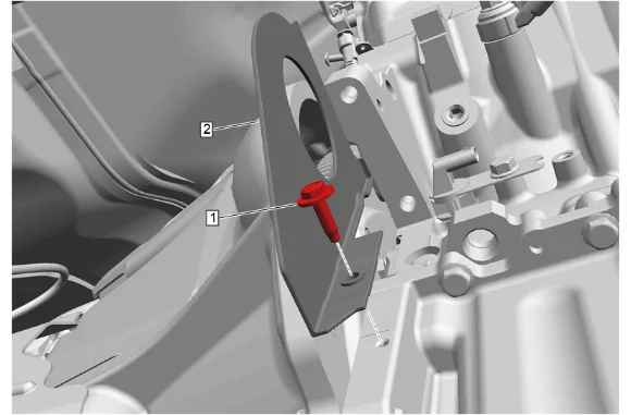 Transmission Converter Cover Replacement - Right Side — figure 9
