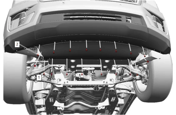 Transmission Fluid Cooler Inlet and Outlet Pipe Replacement — figure 2